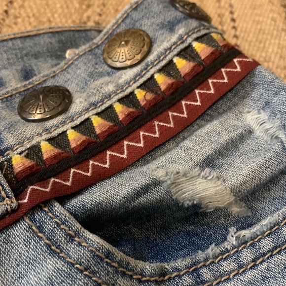 One teaspoon bandit shorts size 26 denim shorts free people shorts boho - Picture 3 of 8